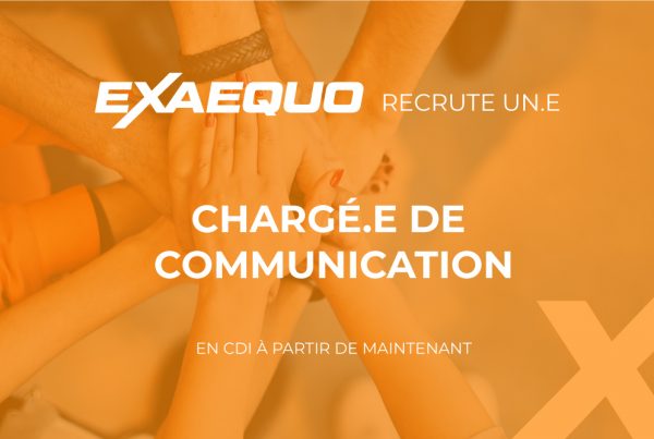 Exaequo recrute chargé de communication recrutement CDI emploi